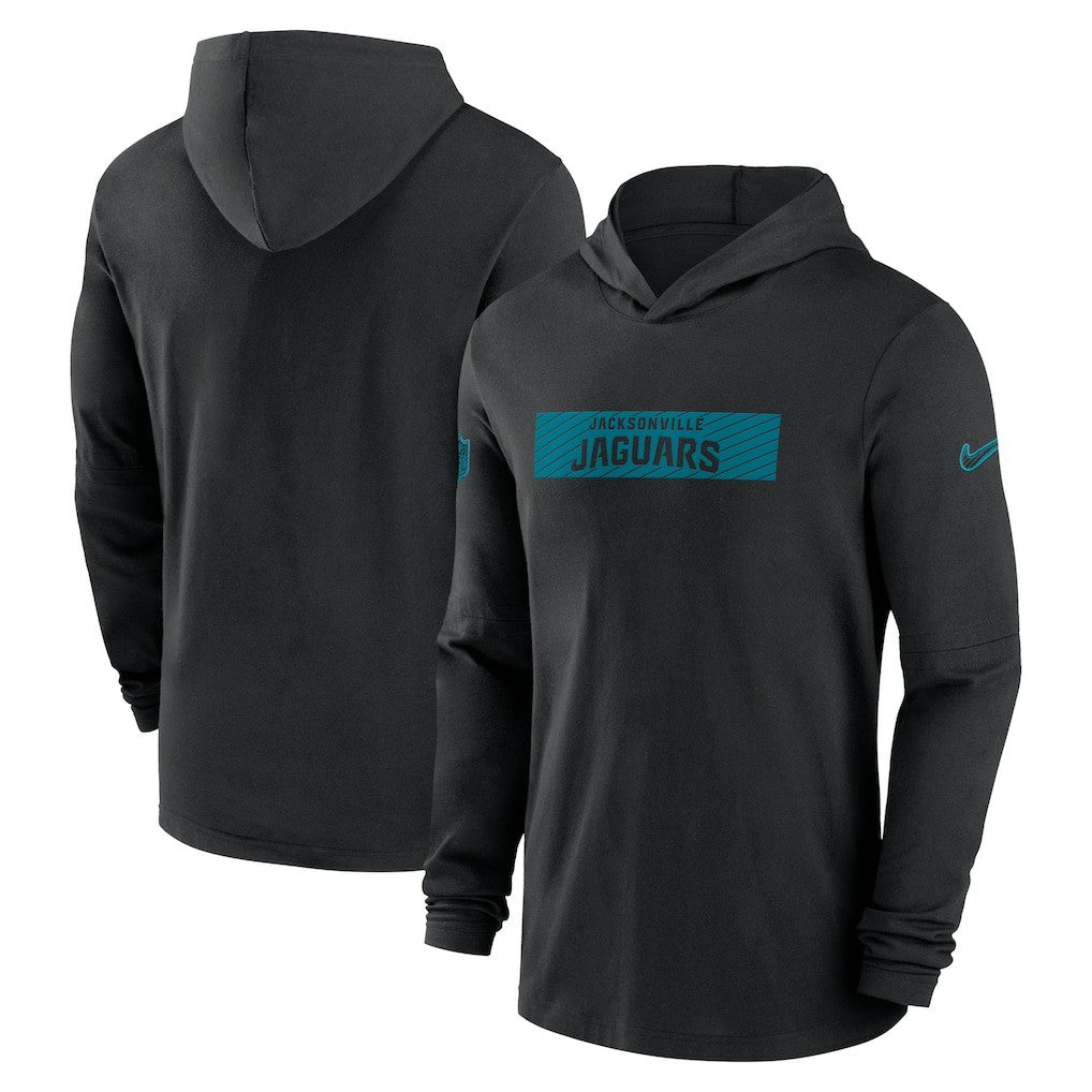 Nike Jacksonville Jaguars 2024/25 Sideline Performance Long Sleeve Hoodie T-Shirt Black