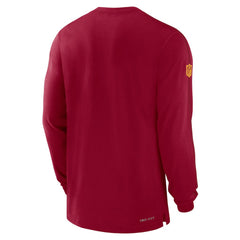 Nike Washington Commanders Sideline Player Performance Long Sleeve T-Shirt Burgundy
