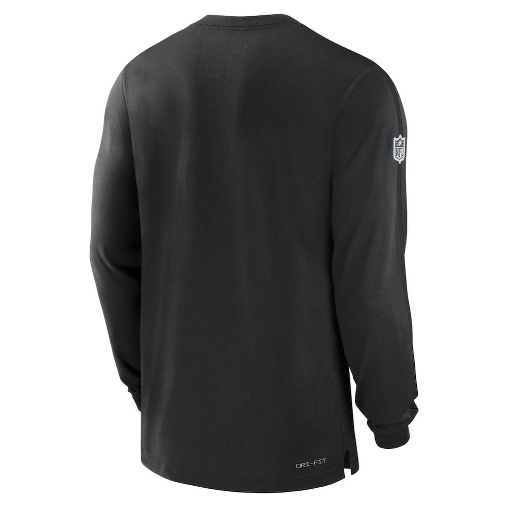 Nike Las Vegas Raiders Sideline Player Performance Long Sleeve T-Shirt Black