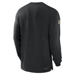 Nike New Orleans Saints Sideline Player Performance Long Sleeve T-Shirt Black