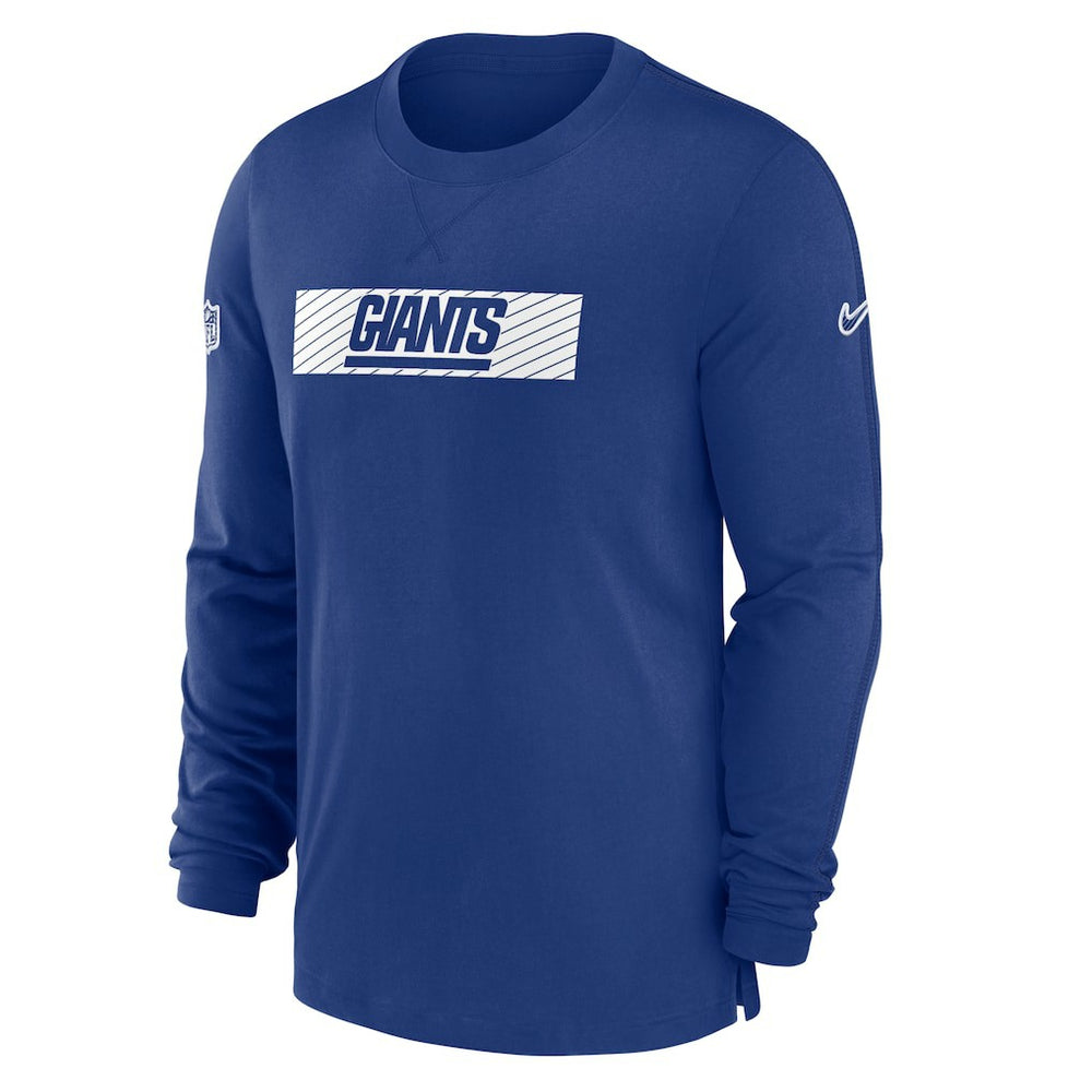 Nike New York Giants Sideline Player Performance Long Sleeve T-Shirt Royal