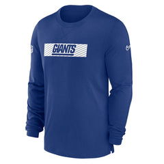 Nike New York Giants Sideline Player Performance Long Sleeve T-Shirt Royal