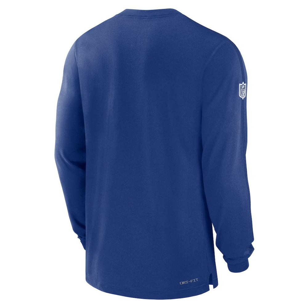 Nike New York Giants Sideline Player Performance Long Sleeve T-Shirt Royal