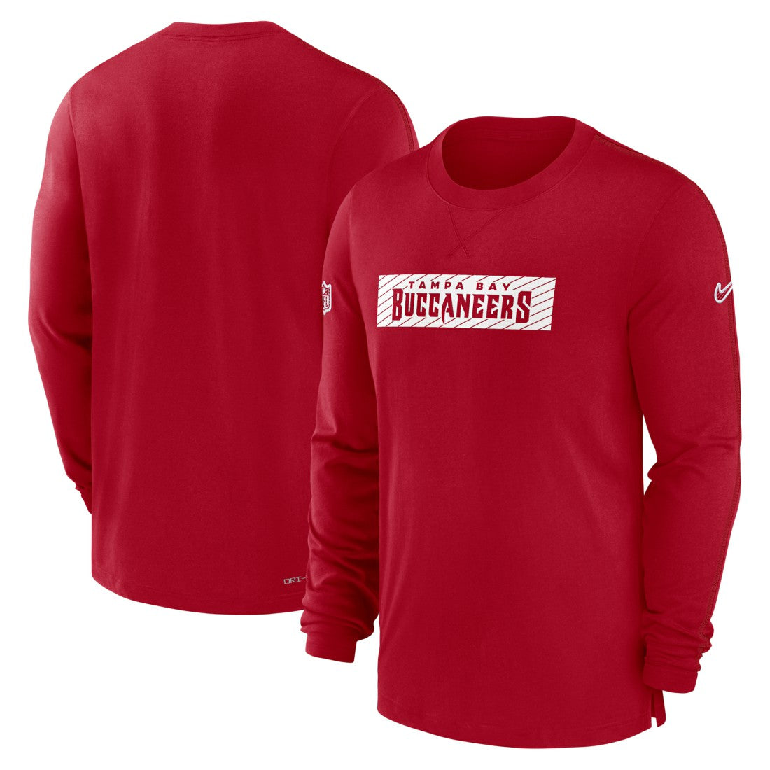 Nike Tampa Bay Buccaneers Sideline Player Performance Long Sleeve T-Shirt Red