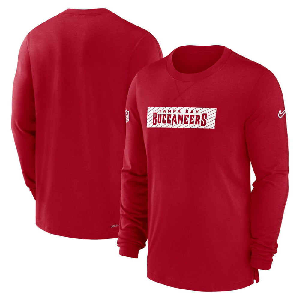 Nike Tampa Bay Buccaneers Sideline Player Performance Long Sleeve T-Shirt Red