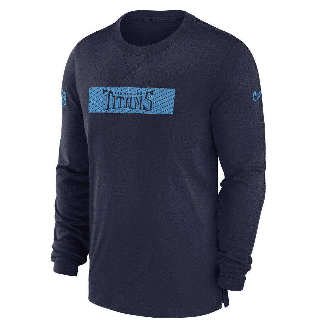 Nike Tennessee Titans Sideline Player Performance Long Sleeve T-Shirt Navy