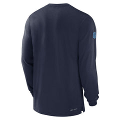 Nike Tennessee Titans Sideline Player Performance Long Sleeve T-Shirt Navy
