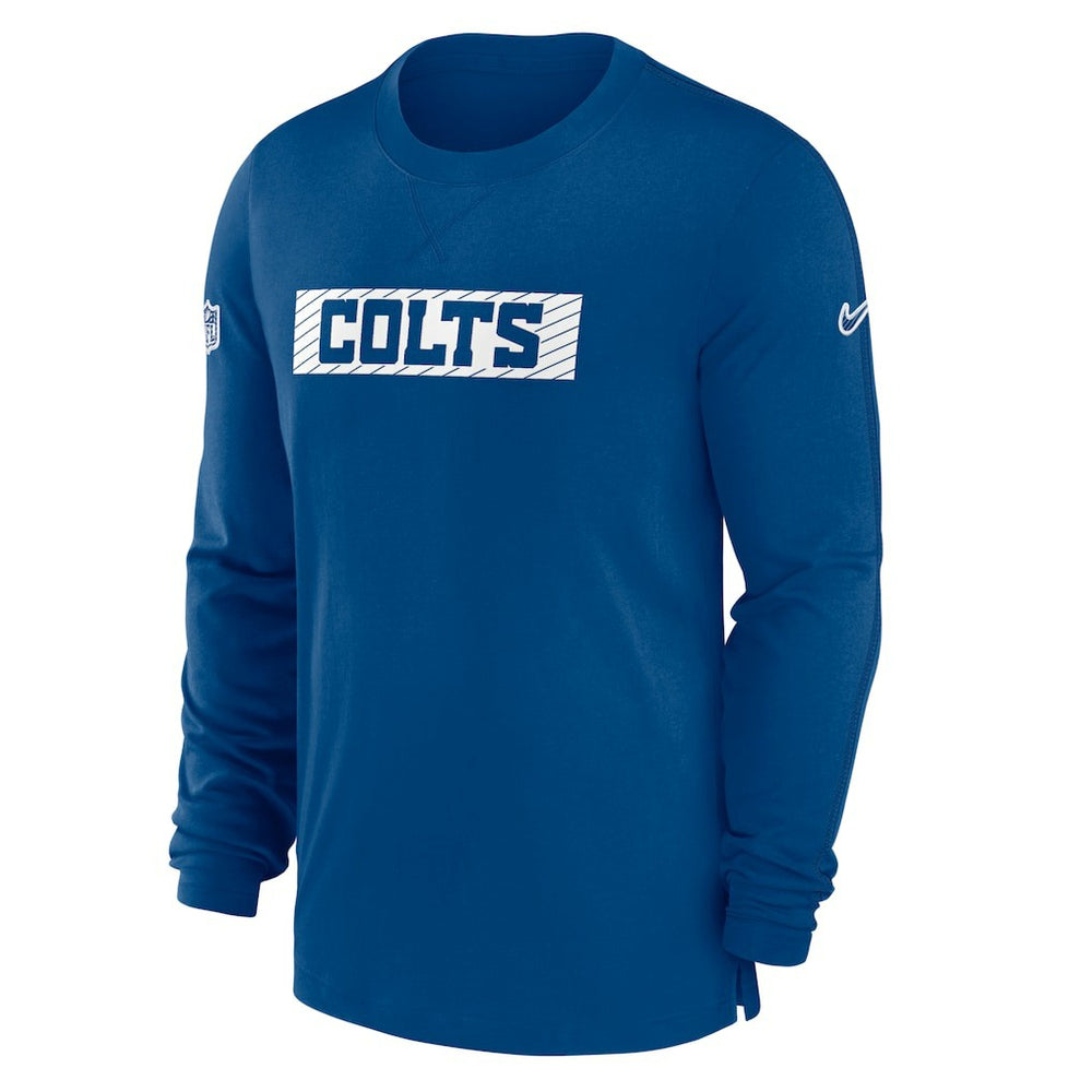 Nike Indianapolis Colts Sideline Player Performance Long Sleeve T-Shirt Royal
