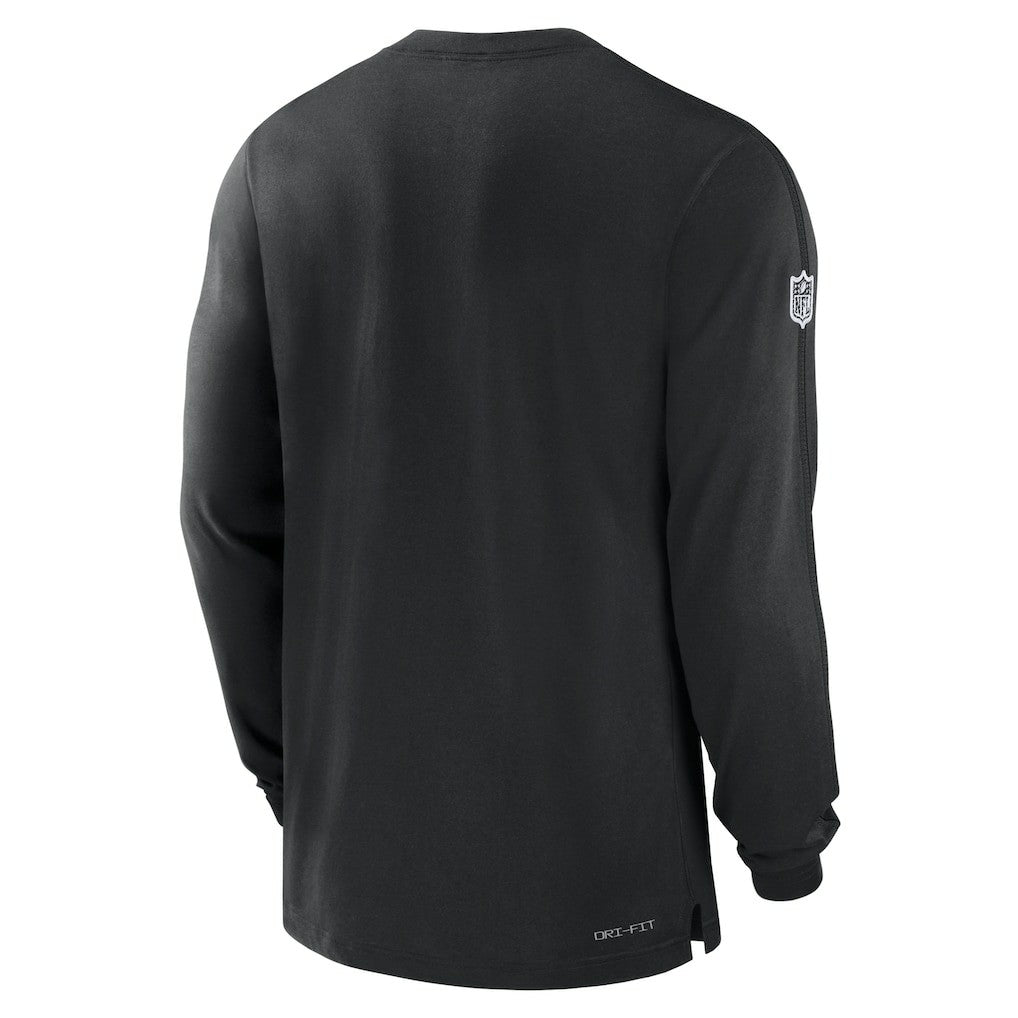 Nike New York Jets Sideline Player Performance Long Sleeve T-Shirt Black