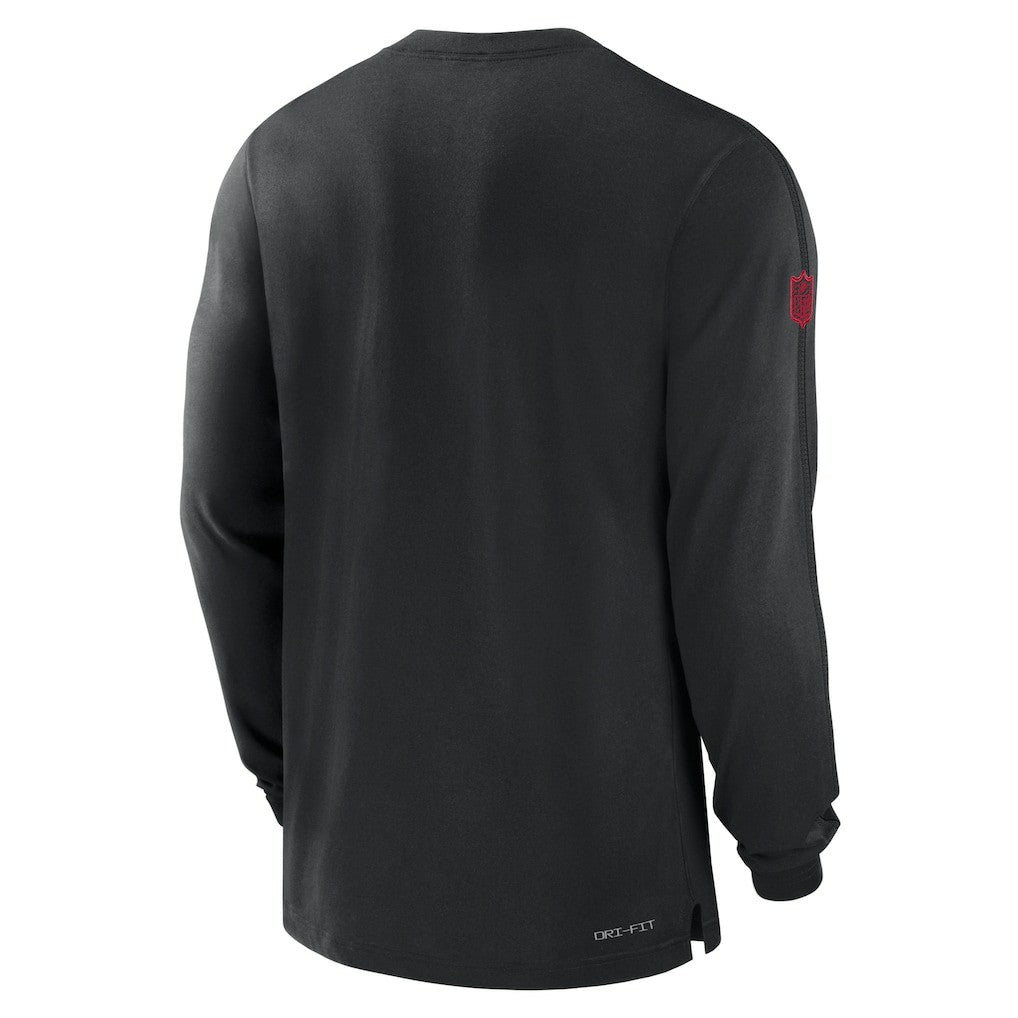 Nike Atlanta Falcons Sideline Player Performance Long Sleeve T-Shirt Black