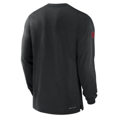 Nike Atlanta Falcons Sideline Player Performance Long Sleeve T-Shirt Black