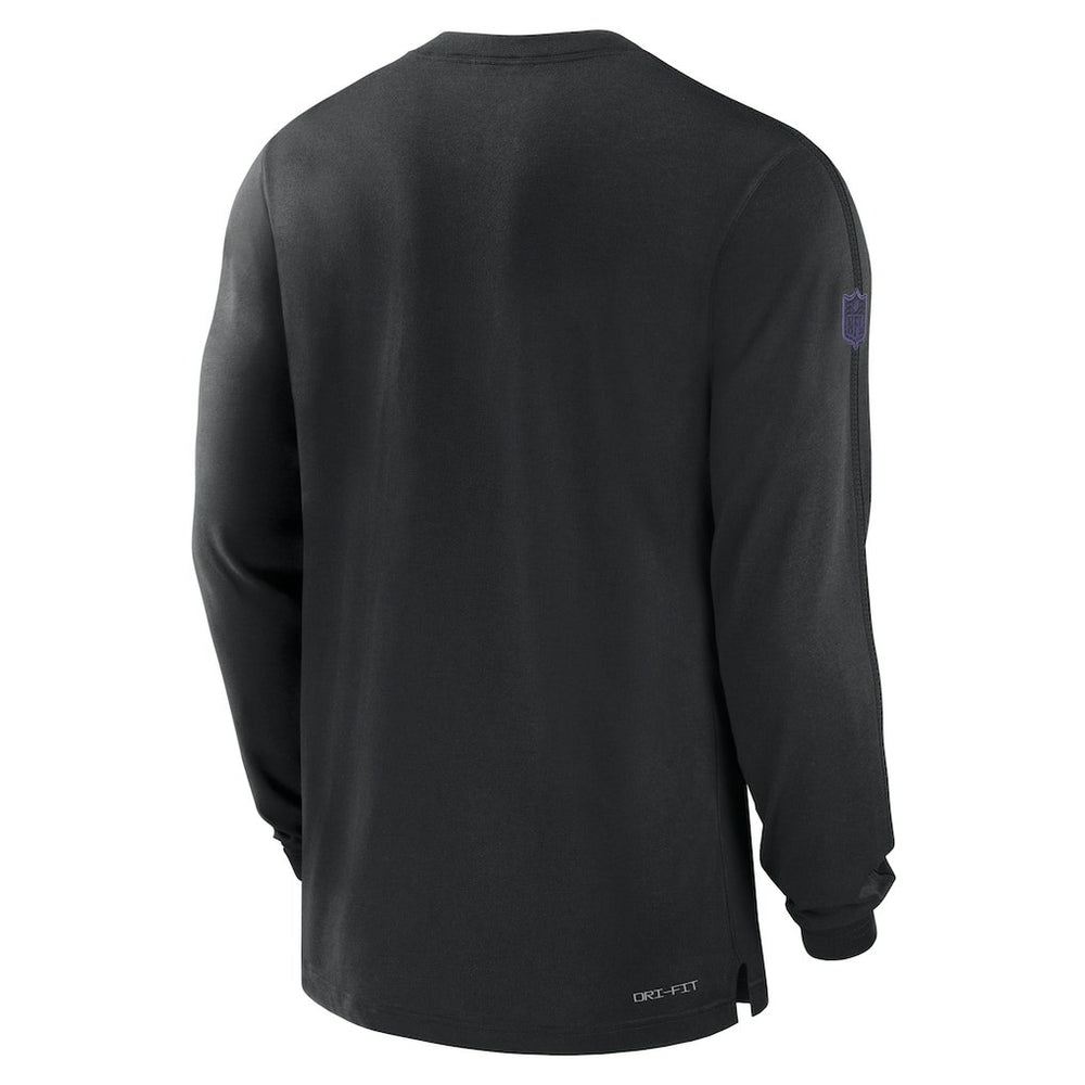 Nike Baltimore Ravens Sideline Player Performance Long Sleeve T-Shirt Black