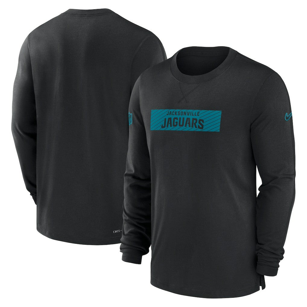 Nike Jacksonville Jaguars Sideline Player Performance Long Sleeve T-Shirt Black