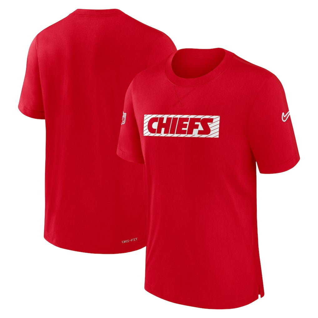 Nike Kansas City Chiefs Sideline Player Performance T-Shirt Red