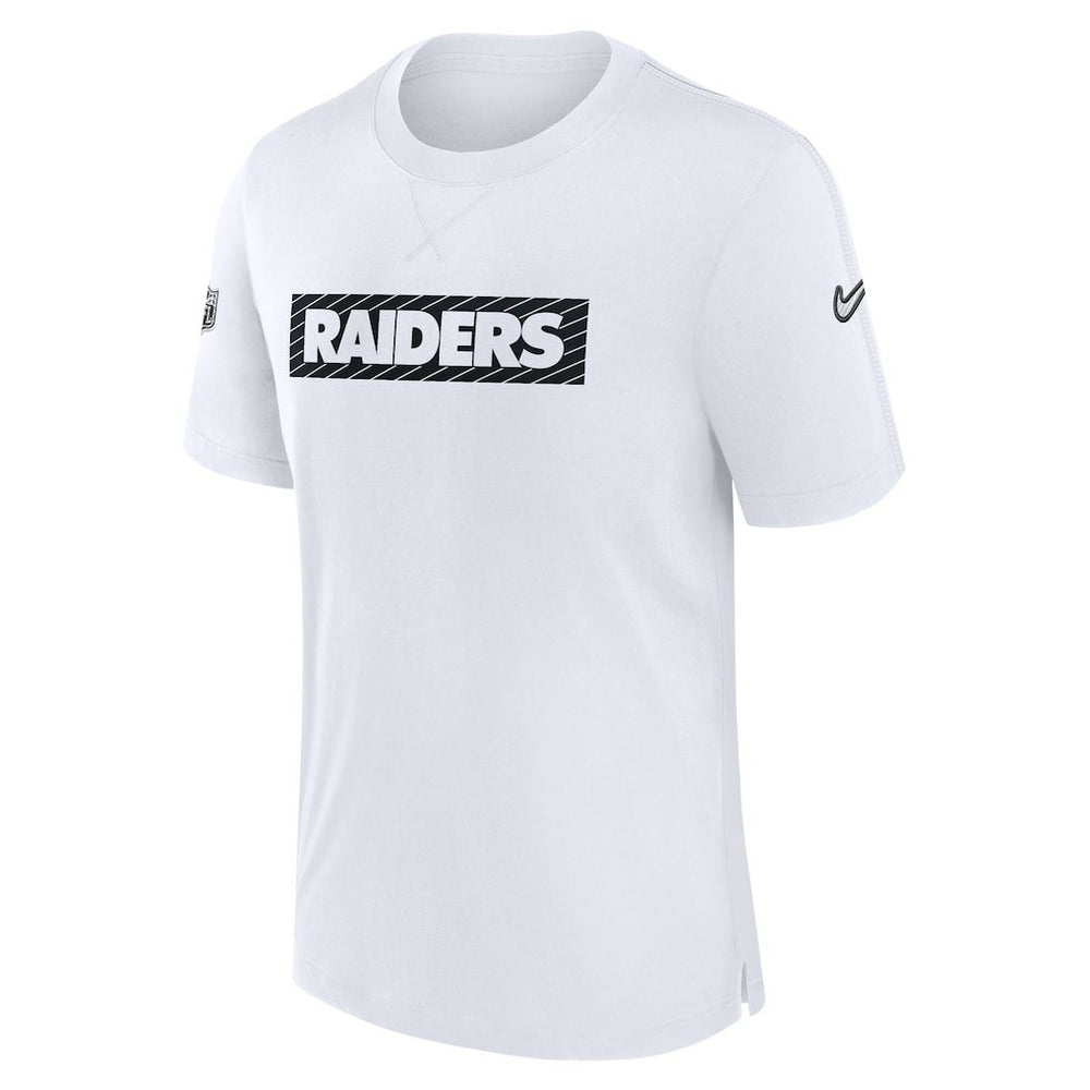 Nike Las Vegas Raiders Sideline Player Performance T-Shirt White