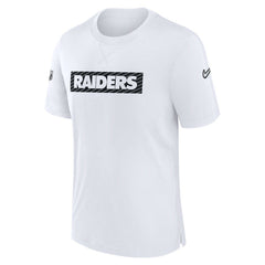 Nike Las Vegas Raiders Sideline Player Performance T-Shirt White