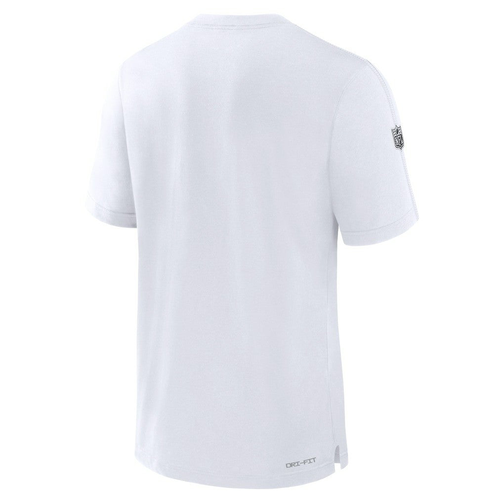 Nike Las Vegas Raiders Sideline Player Performance T-Shirt White