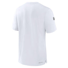 Nike Las Vegas Raiders Sideline Player Performance T-Shirt White