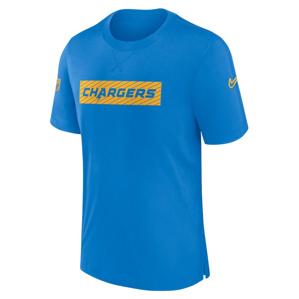 Nike Los Angeles Chargers Sideline Player Performance T-Shirt Powder Blue