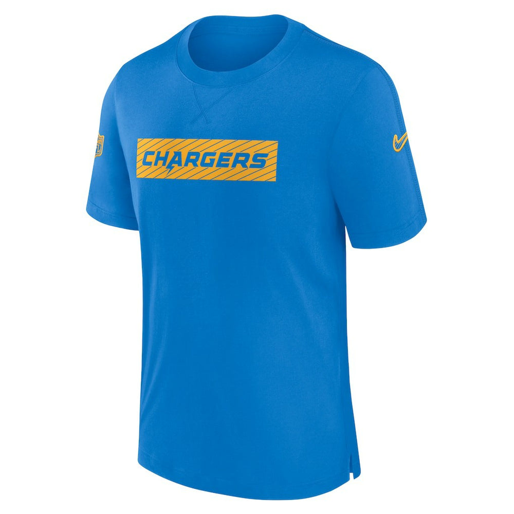 Nike Los Angeles Chargers Sideline Player Performance T-Shirt Powder Blue