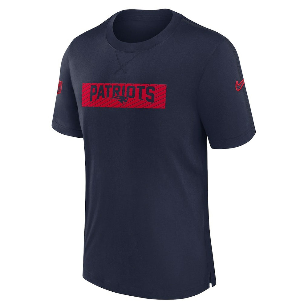 Nike New England Patriots Sideline Player Performance T-Shirt Navy
