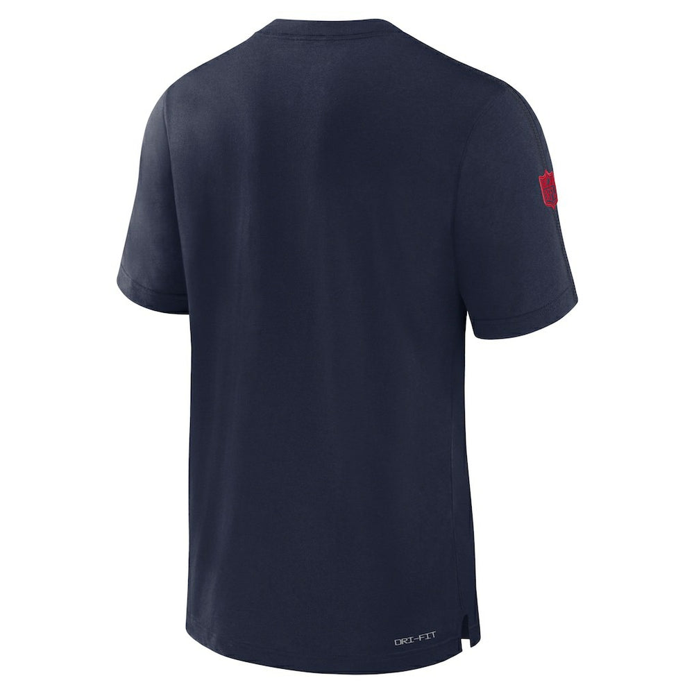 Nike New England Patriots Sideline Player Performance T-Shirt Navy