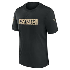 Nike New Orleans Saints Sideline Player Performance T-Shirt Black