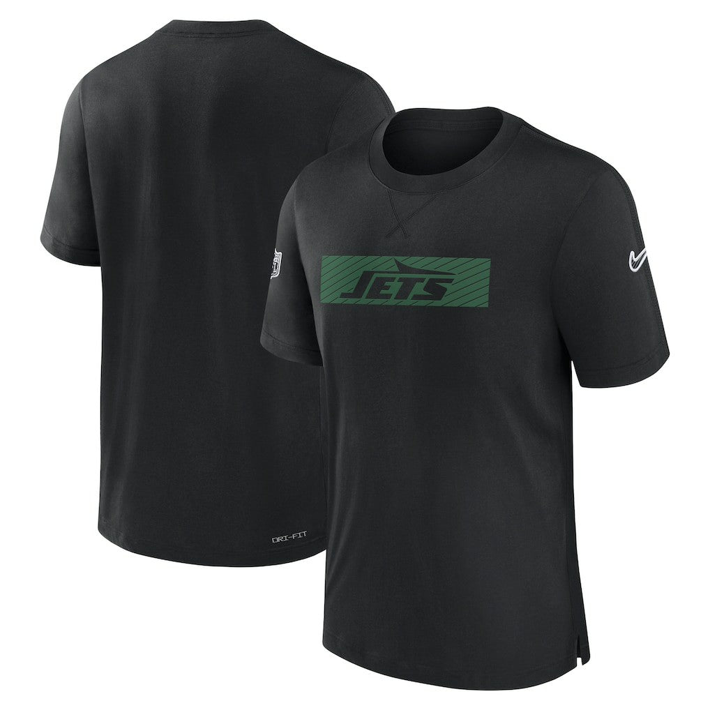 Nike New York Jets Sideline Player Performance T-Shirt Black