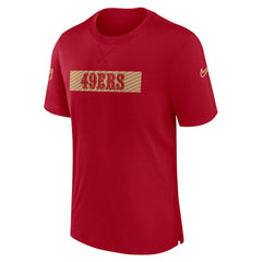 Nike San Francisco 49ers Sideline Player Performance T-Shirt Scarlet