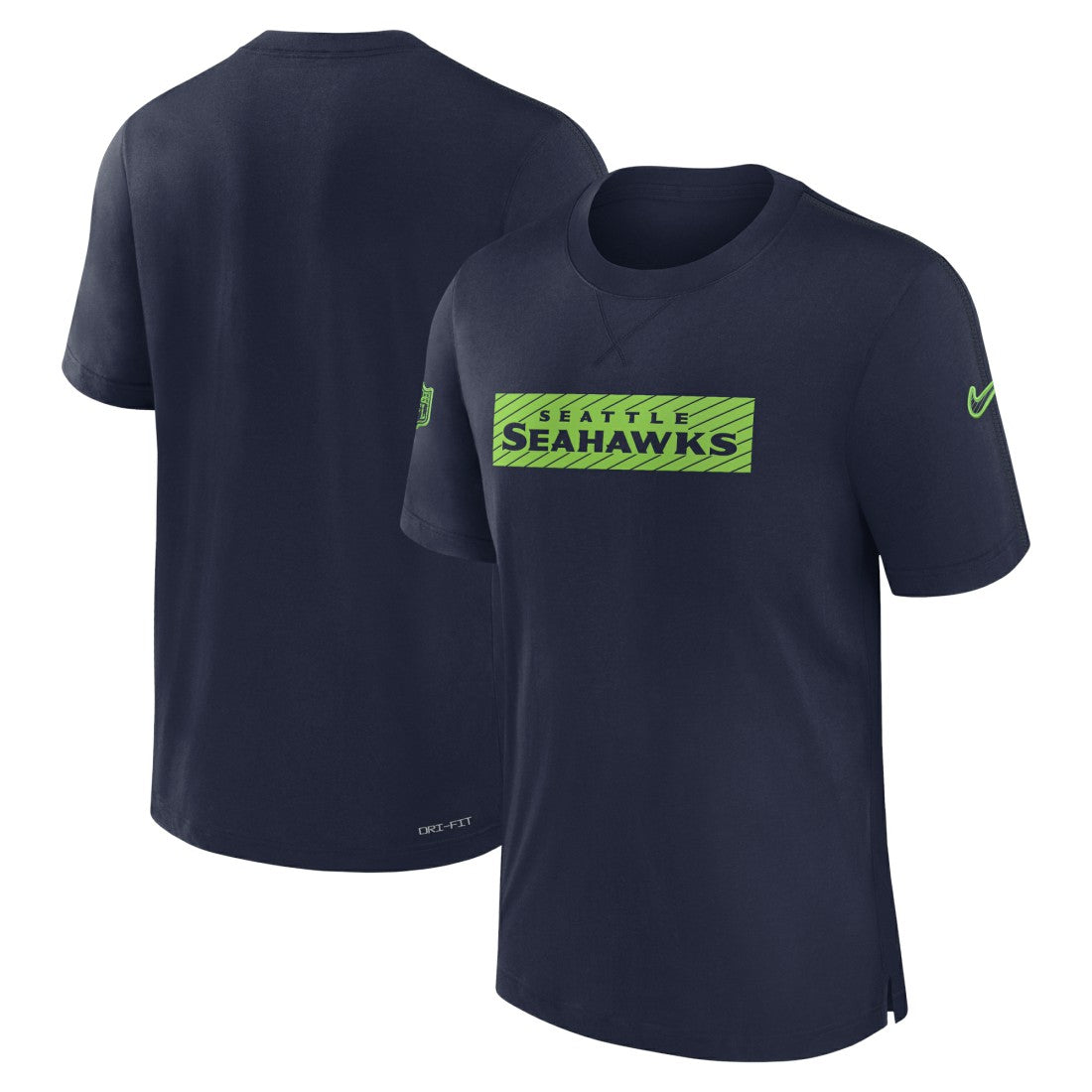 Nike Seattle Seahawks Sideline Player Performance T-Shirt College Navy