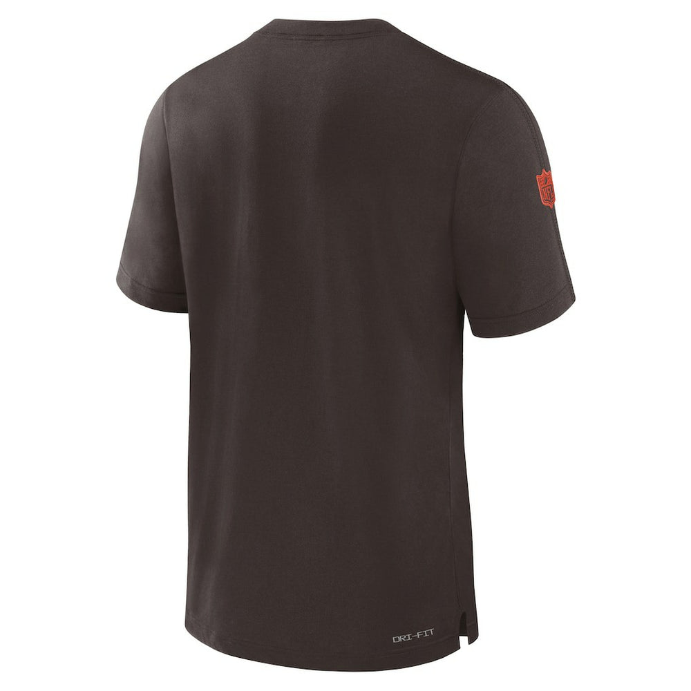 Nike Cleveland Browns Sideline Player Performance T-Shirt Brown