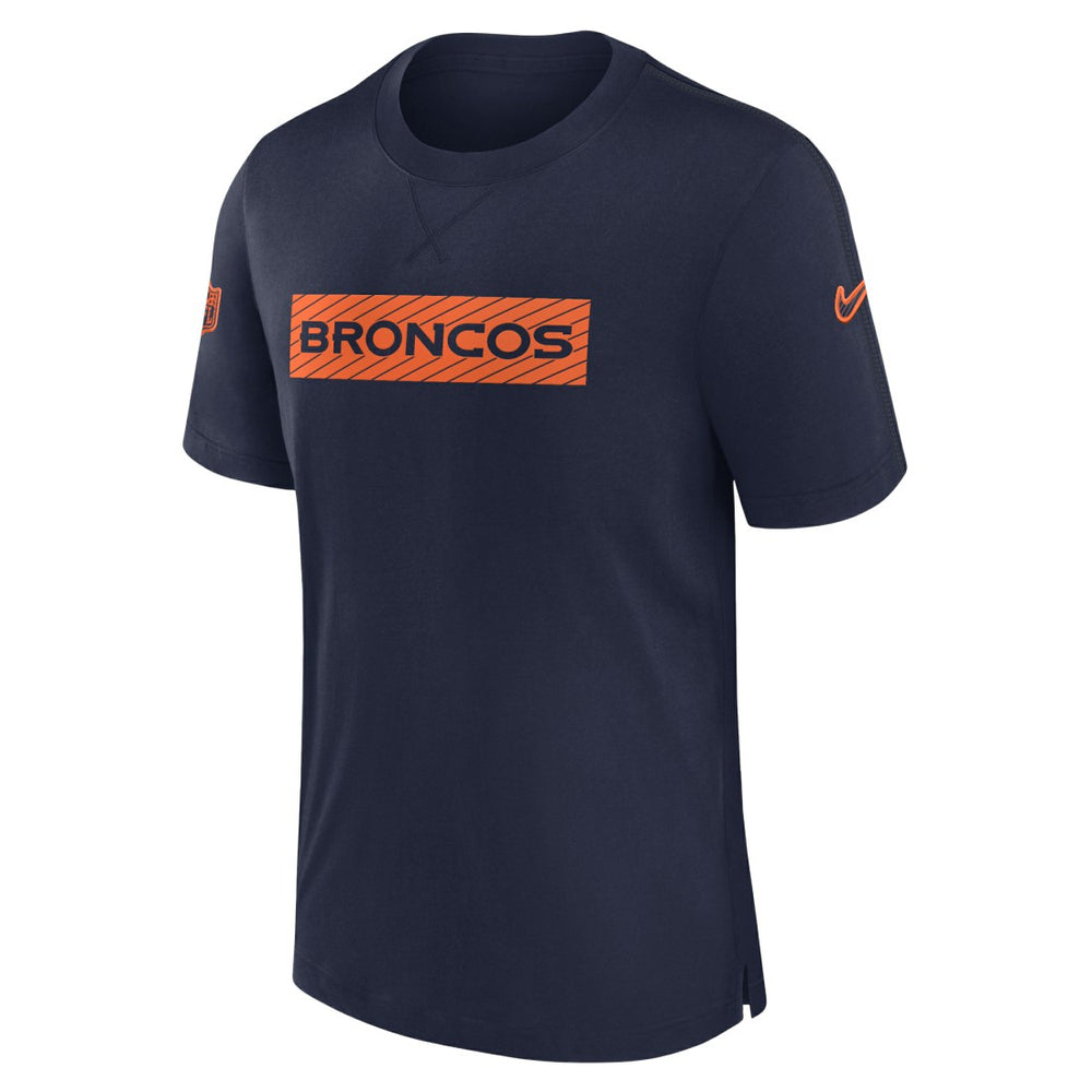 Nike Denver Broncos Sideline Player Performance T-Shirt Navy