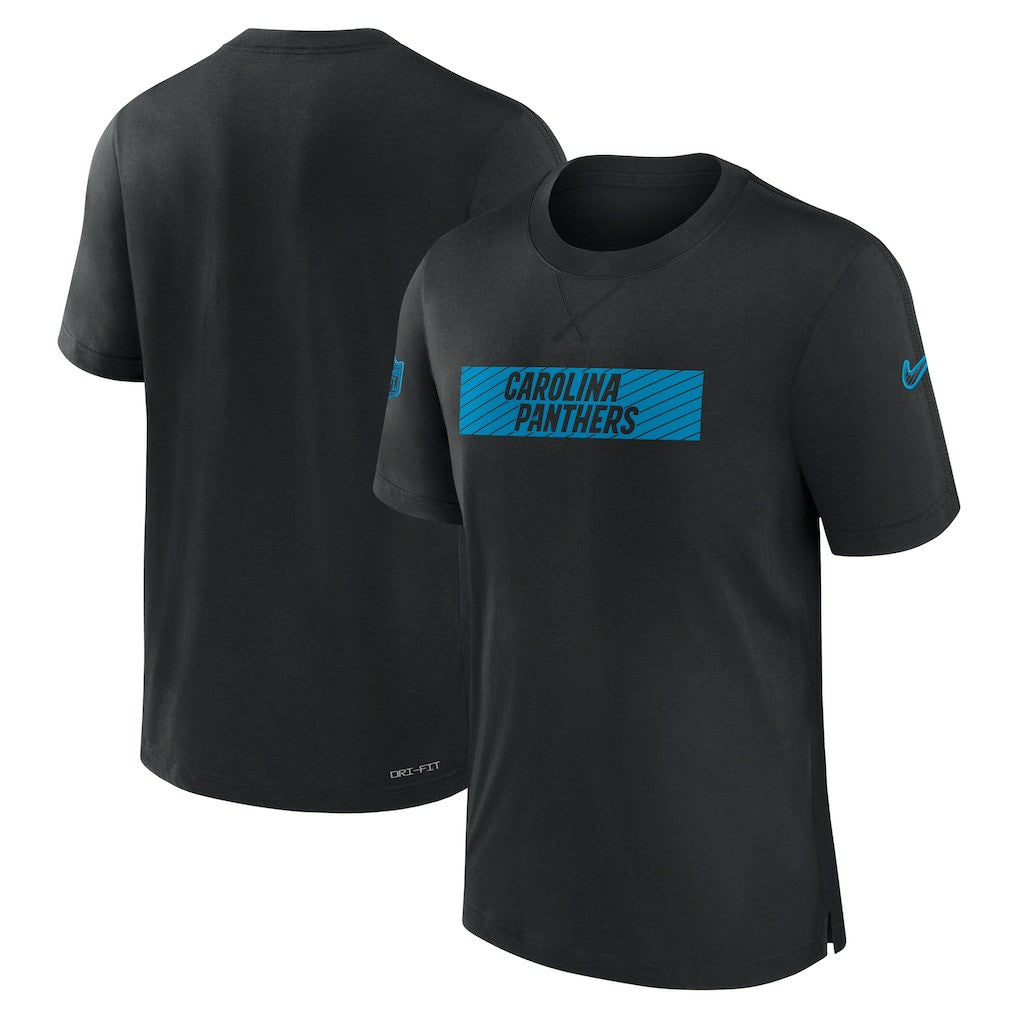 Nike Carolina Panthers Sideline Player Performance T-Shirt Black