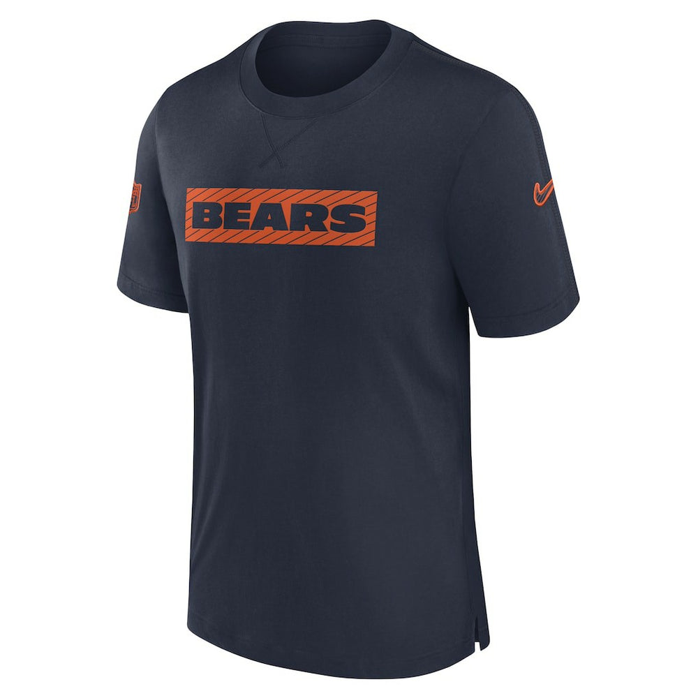 Nike Chicago Bears Sideline Player Performance T-Shirt Navy