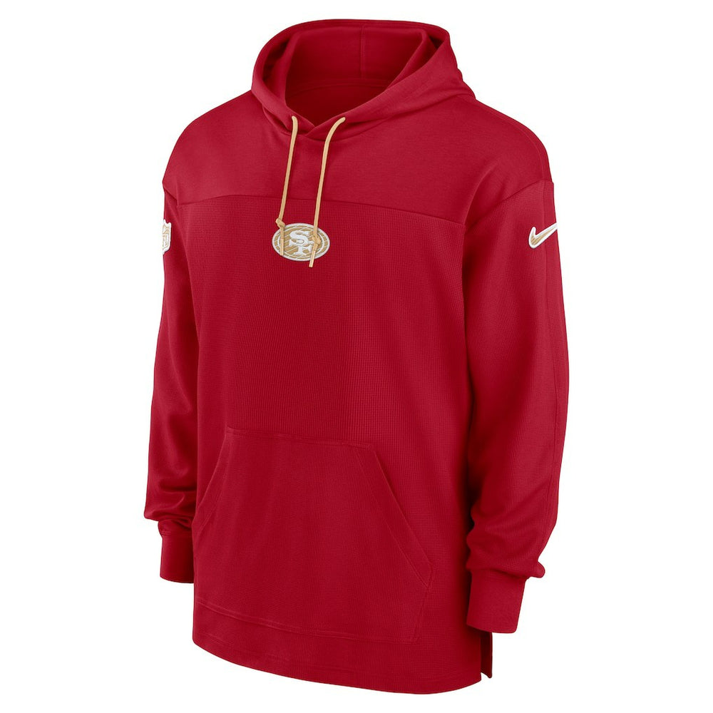 Nike San Francisco 49ers Sideline Jersey Performance Pullover Hoodie Scarlet