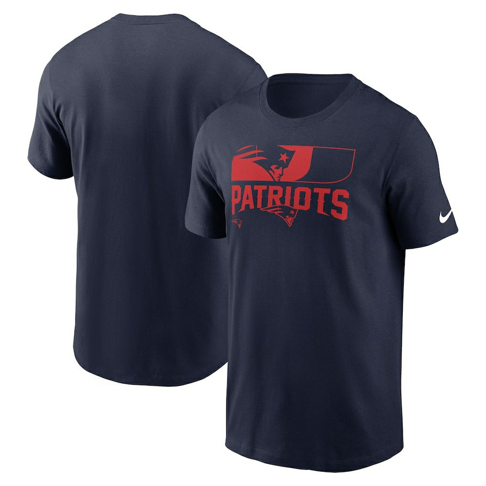 Nike New England Patriots Air Essential T-Shirt Navy