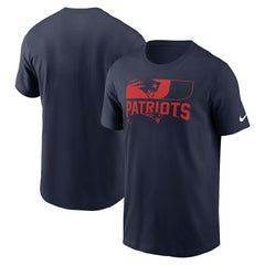 Nike New England Patriots Air Essential T-Shirt Navy