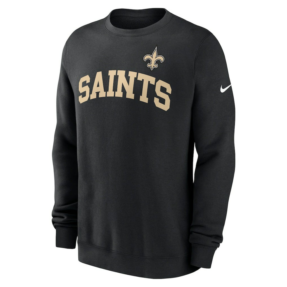 Nike New Orleans Saints Club Pullover Sweatshirt Black