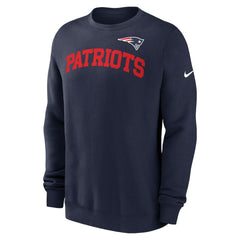 Nike New England Patriots Club Pullover Sweatshirt Navy