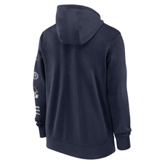 Nike Tennessee Titans Primetime Club Full-Zip Hoodie Navy