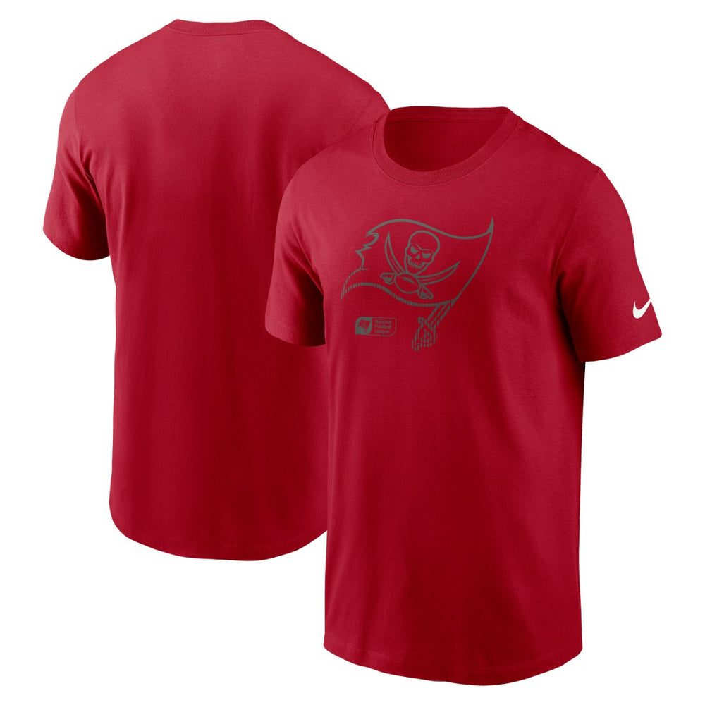 Nike Tampa Bay Buccaneers Faded Essential T-Shirt  Red