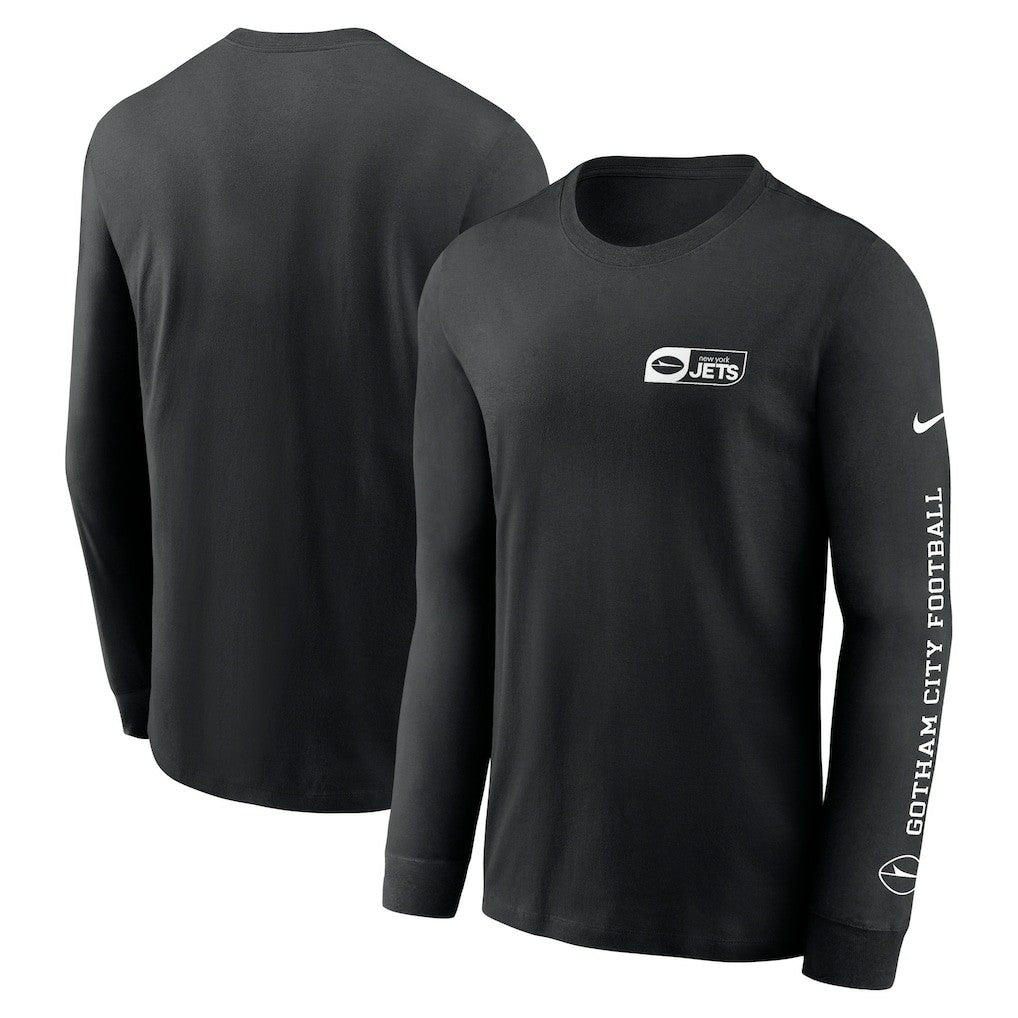 Nike New York Jets All Out Long Sleeve T-Shirt Black