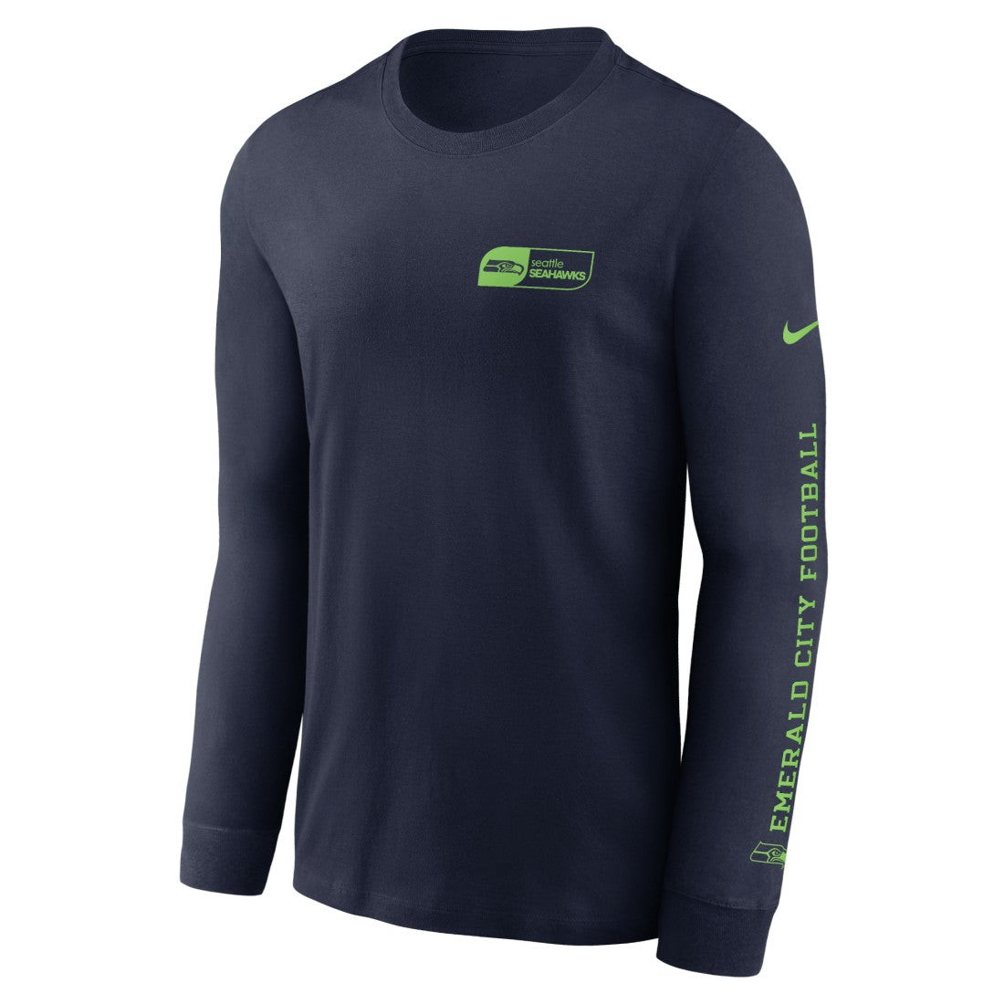 Nike Seattle Seahawks All Out Long Sleeve T-Shirt College Navy