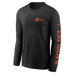 Nike Cincinnati Bengals All Out Long Sleeve T-Shirt Black