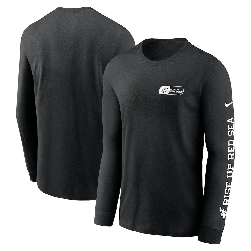 Nike Arizona Cardinals All Out Long Sleeve T-Shirt Black