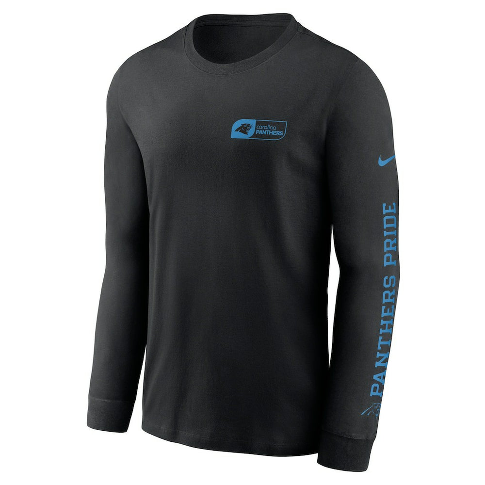 Nike Carolina Panthers All Out Long Sleeve T-Shirt Black