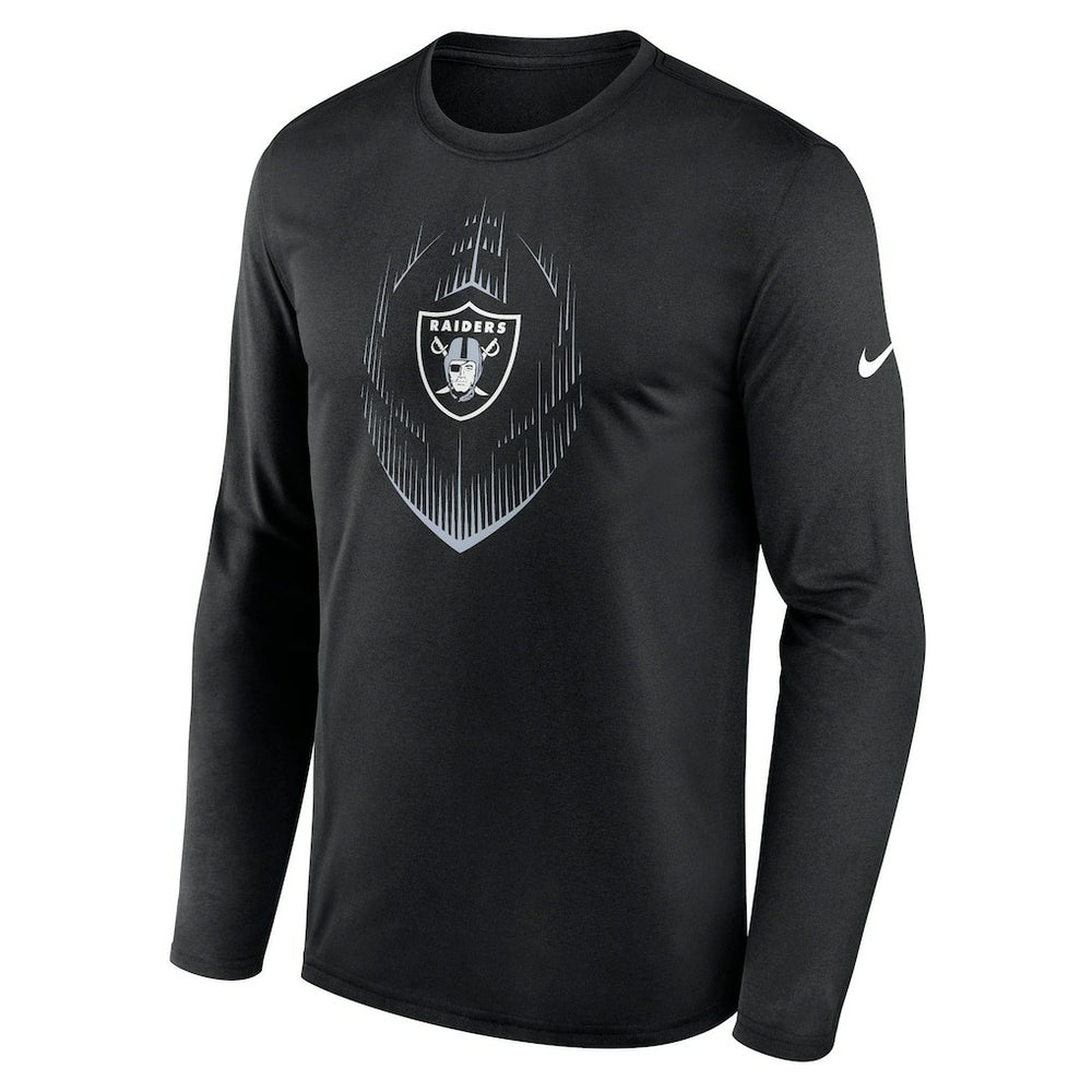 Nike Las Vegas Raiders Icon Legend Performance Long Sleeve T-Shirt Black