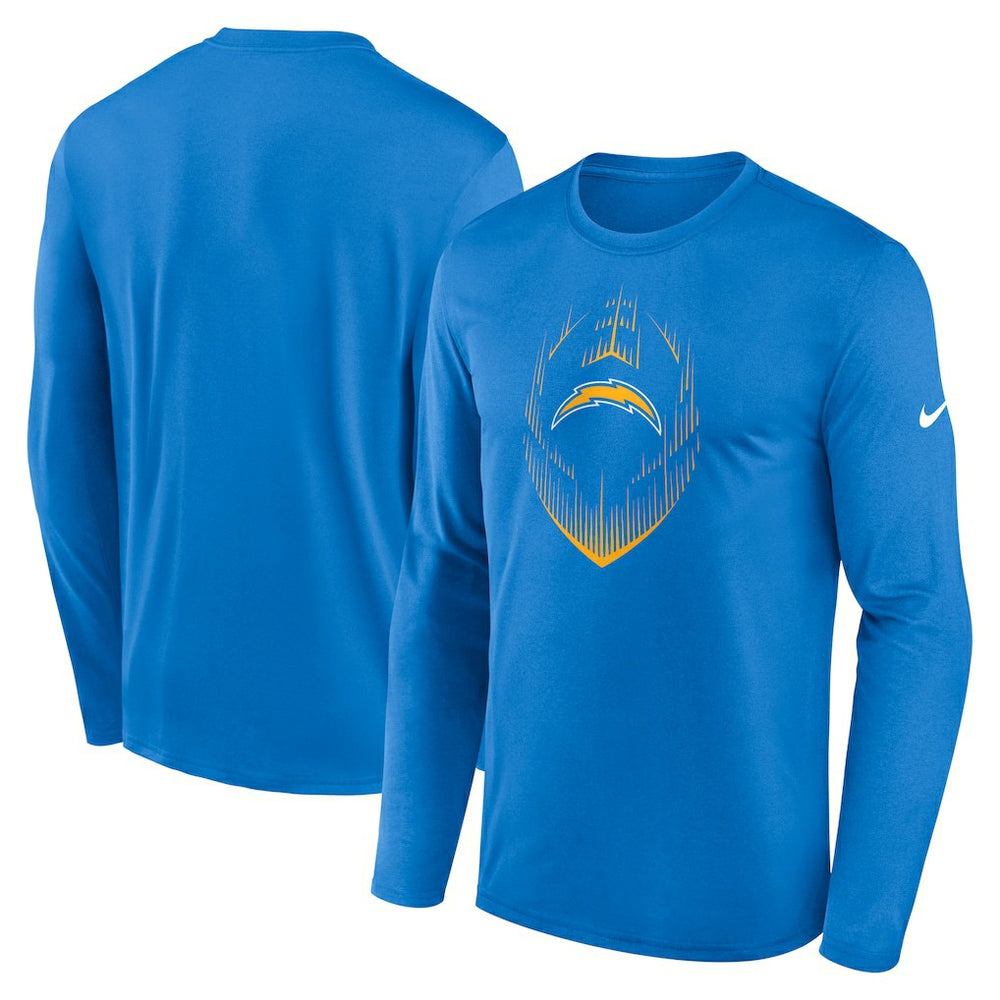 Nike Los Angeles Chargers Icon Legend Performance Long Sleeve T-Shirt Powder Blue