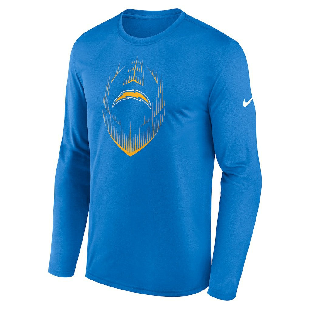 Nike Los Angeles Chargers Icon Legend Performance Long Sleeve T-Shirt Powder Blue