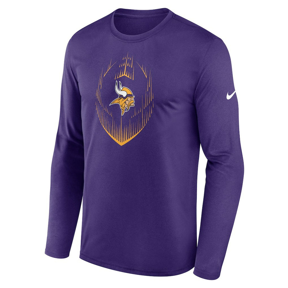 Nike Minnesota Vikings Icon Legend Performance Long Sleeve T-Shirt Purple